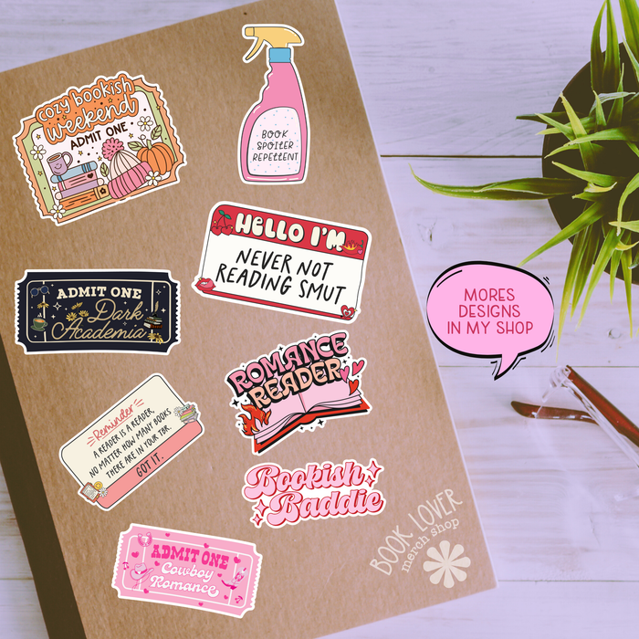 You Had Me At Trigger Warning Stickers / Bookish Stickers: 2''