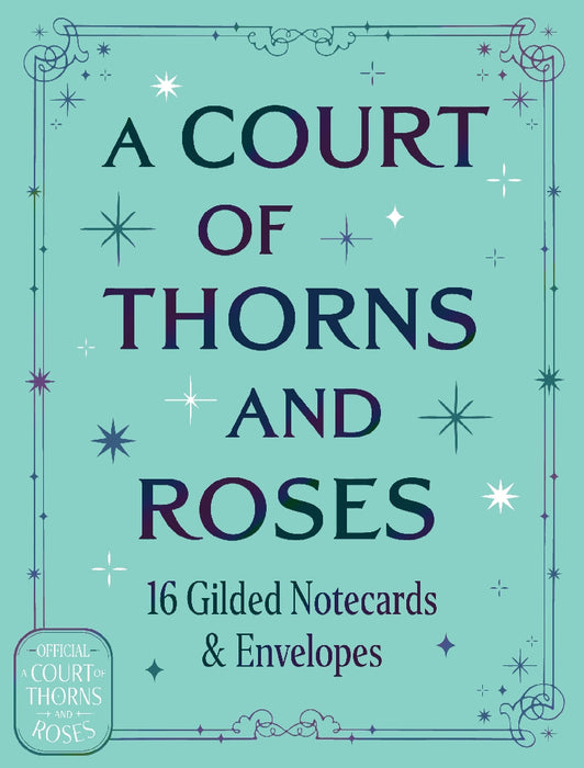 A Court of Thorns and Roses Official Gilded Notecards